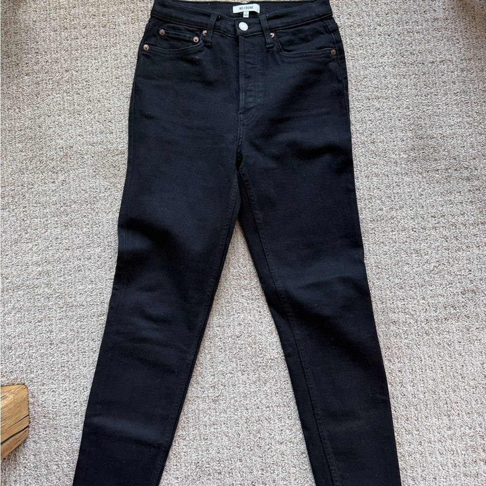 Re/Done Black High-Rise Women’s Jeans